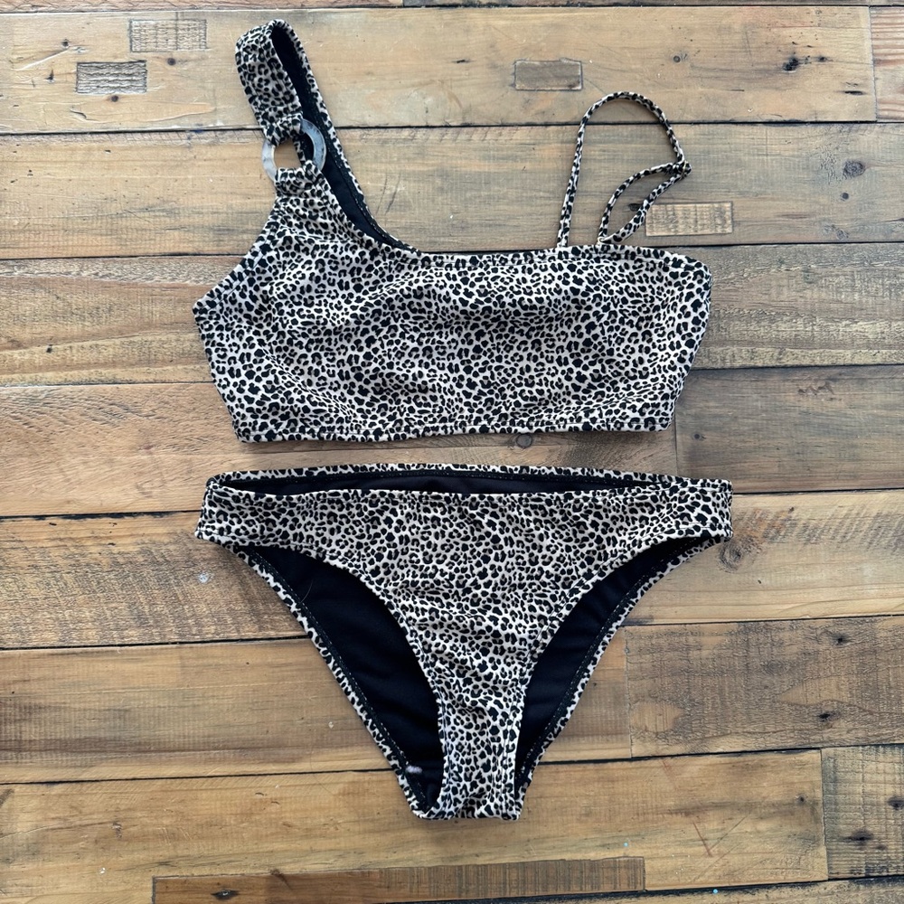 Leopard Print Bikini Set